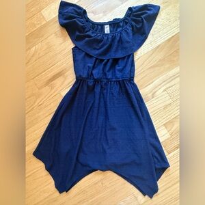Justice Navy Blue Girls Dress